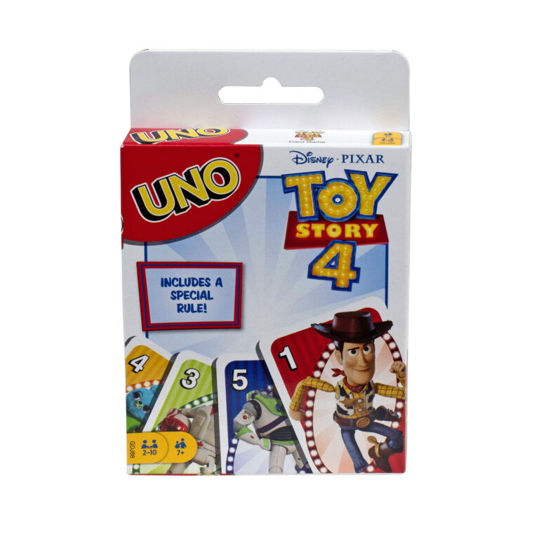 UNO Toy Story 4 Card Game Toys for Tots Virtual Toy Box