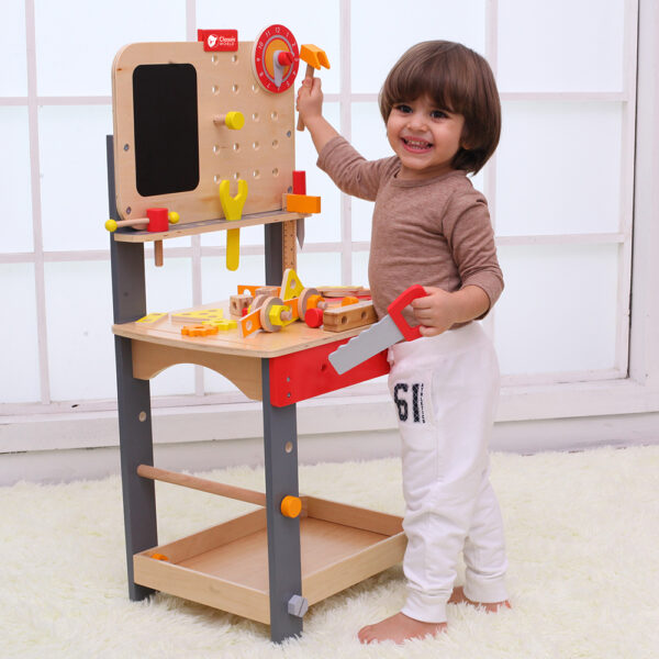 Classic World Carpenter Workbench with Tools - Image 2
