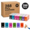 24 Count Double Barrel Pencil Sharpener Kit - (288 pack)
