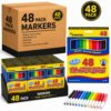 8 Count Broad Tip Washable Markers - (48 pack)