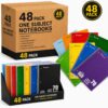 One Subject Wide Ruled Notebook – (48 pack)