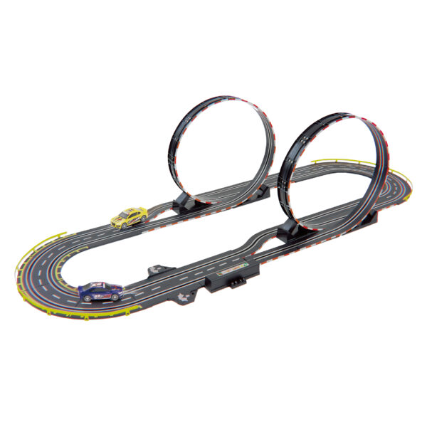Fast Lane Parallel Looping Road Racing Set - Image 2