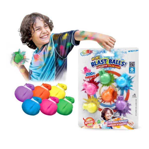 Chalkie Mini Blast Balls And Fruit Chalk Stick Combo Set - Image 3