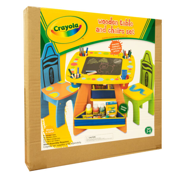Crayola Wooden Table & Chair Set - Image 2