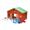 Country Life Extra Large Barn Dairy w/ 1:18 Cattle & Vehicle