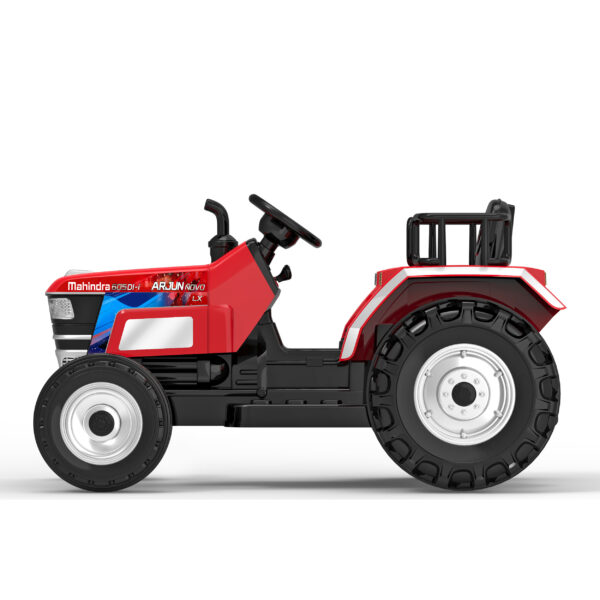 12V Battery Operated Big Wheeled Red Tractor - Image 2