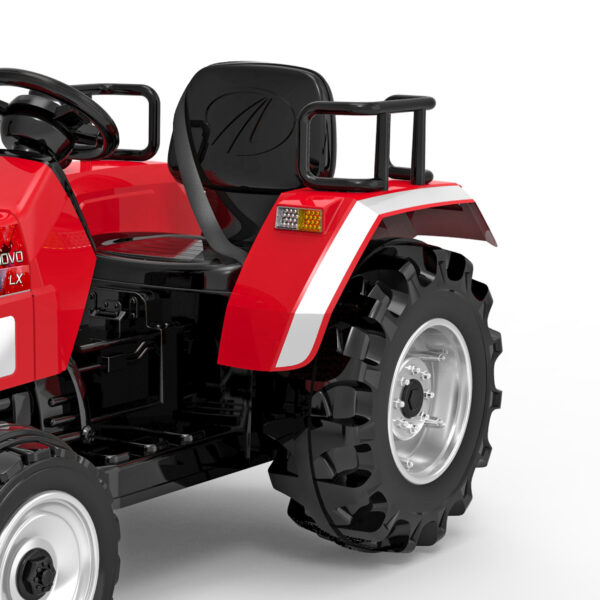 12V Battery Operated Big Wheeled Red Tractor - Image 5