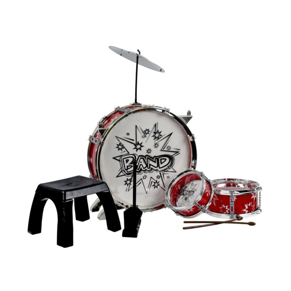 Kiddy Jazz Drum Set with Stool - Image 2