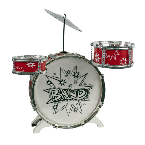 Kiddy Jazz Drum Set with Stool - Image 3